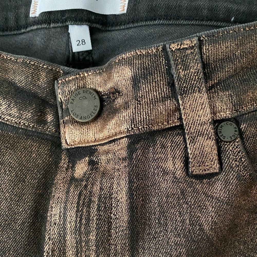 PAIGE Verdugo Metallic Ultra Skinny Jean - Picture 8 of 9